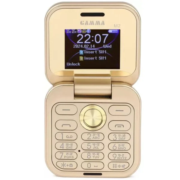  Gamma M2 X Flip Stylish Keypad Mobile Phone