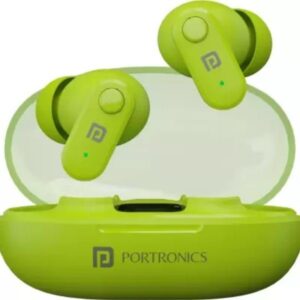 Portronics Twins S16 Bluetooth Earbuds with Mic,clone 24H Playtime