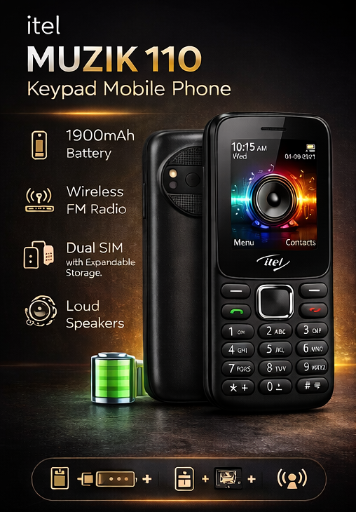 Itel Muzik 110